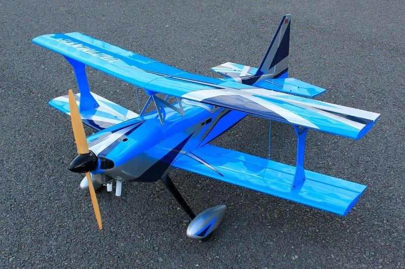 Seagull Models SEA389 Ultimate Biplane 54.3ARF 20cc New - Sept 2023 Blue/Silv... Carousel 1