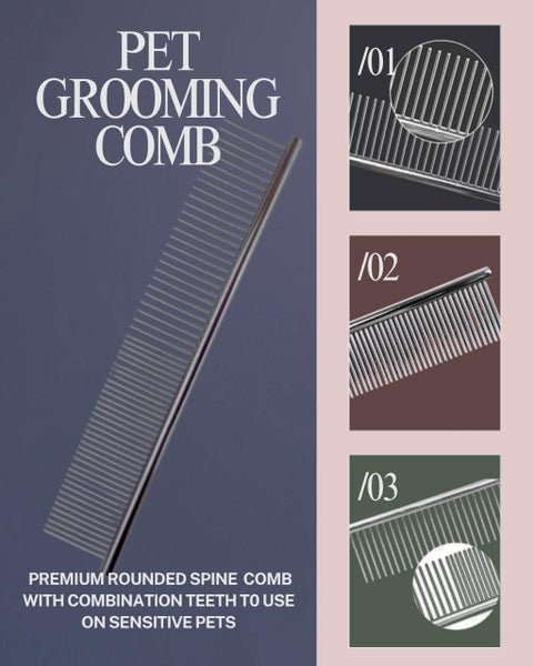 Pet/Dog Grooming Comb – 19cm x 4cm Carousel 2