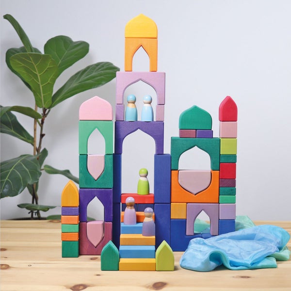 2x Grimms Block Sets - Romanesque & 1001 Nights Carousel 8