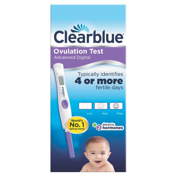 Clearblue Advanced Digital Ovulation Test, 10 Tests Carousel 1