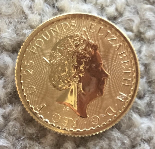 2020 QE II 1/4 oz Gold Britannia Bullion Coin Carousel 2