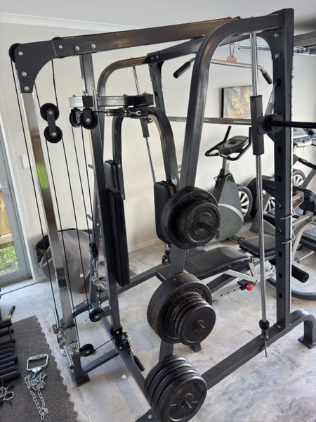 •Allmost New•Iron Power Smith Machine with 100kg weight62956659413635113