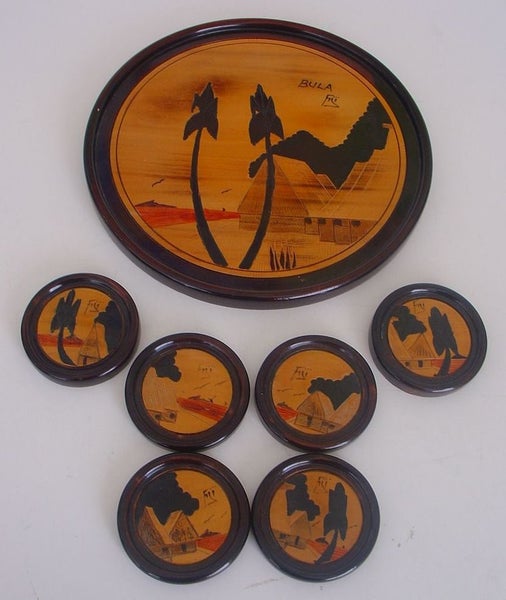 Bula Fiji Craft Made Wooden Carousel 1