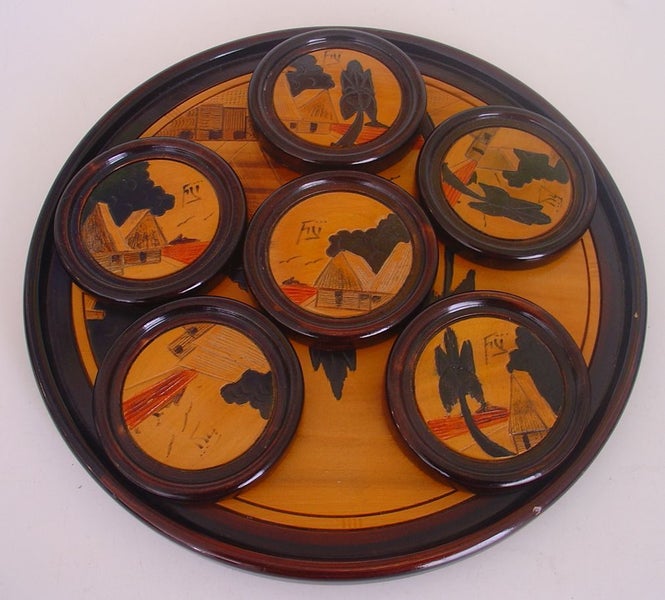 Bula Fiji Craft Made Wooden Carousel 2