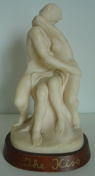 The Kiss by Rodin Resin Figure + Exhibition Broch Carousel 1