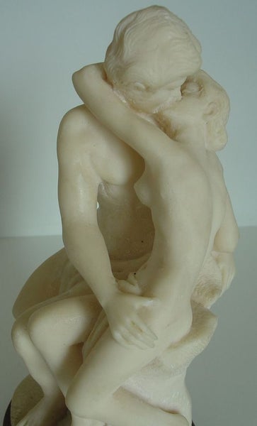 The Kiss by Rodin Resin Figure + Exhibition Broch Carousel 11
