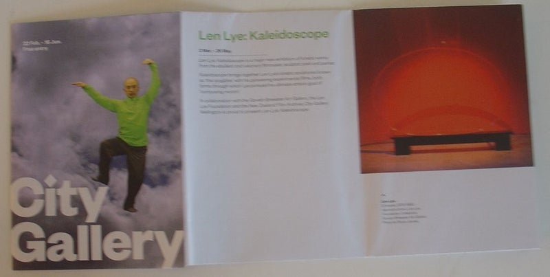 Len Lye Exhibition Brochures x 4 Carousel 11