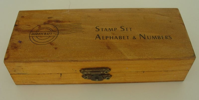 Vintage Rubber Stamp Set in Wooden case Carousel 4