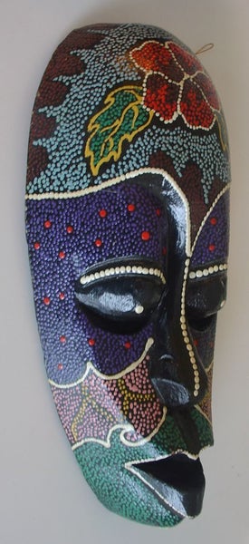 Modern Hand Crafted Decorative Mask Carousel 1