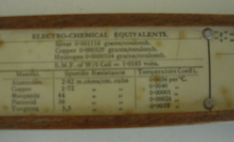 Antique Slide Rule Unique Universal Model U 1 Carousel 9