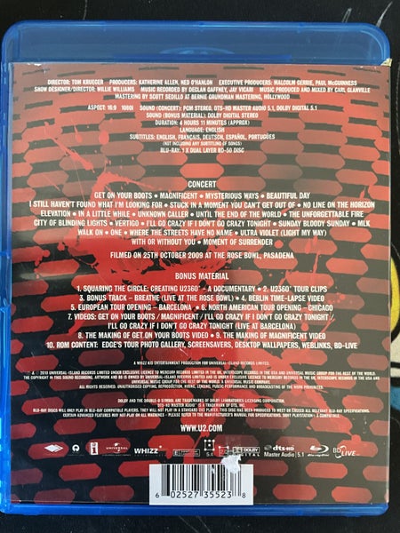 U2 360 AT THE BOWL BLURAY Carousel 2