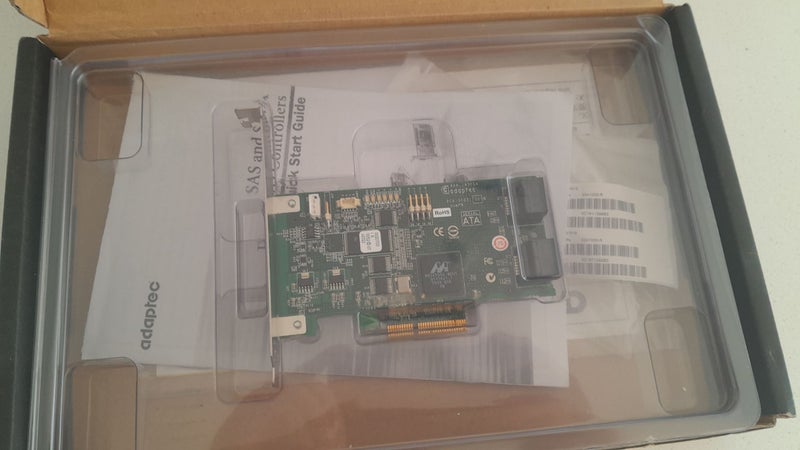 Brand New Adaptec SAS/SATA HostRaid Controller Carousel 2