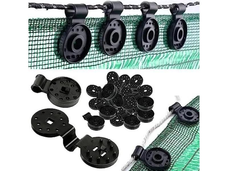 100pcs Sunshade Mesh Buckle Durable Locking Ring For Garden Carousel 1
