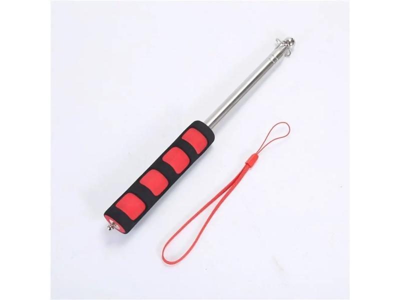 2M Flexible Stainless Steel Flagpole For Tour Guide Banner Teacher Pointer Carousel 1