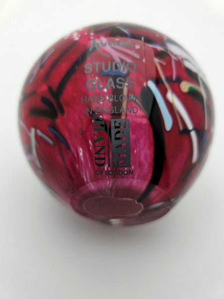 VINTAGE ADAM AARONSON ENGLISH GLASS PAPERWEIGHT '9262947153332099112