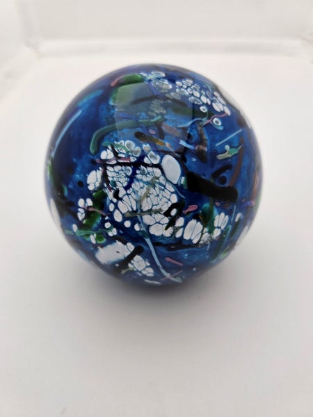 VINTAGE ADAM AARONSON GLASS PAPERWEIGHT '9262949054690178112