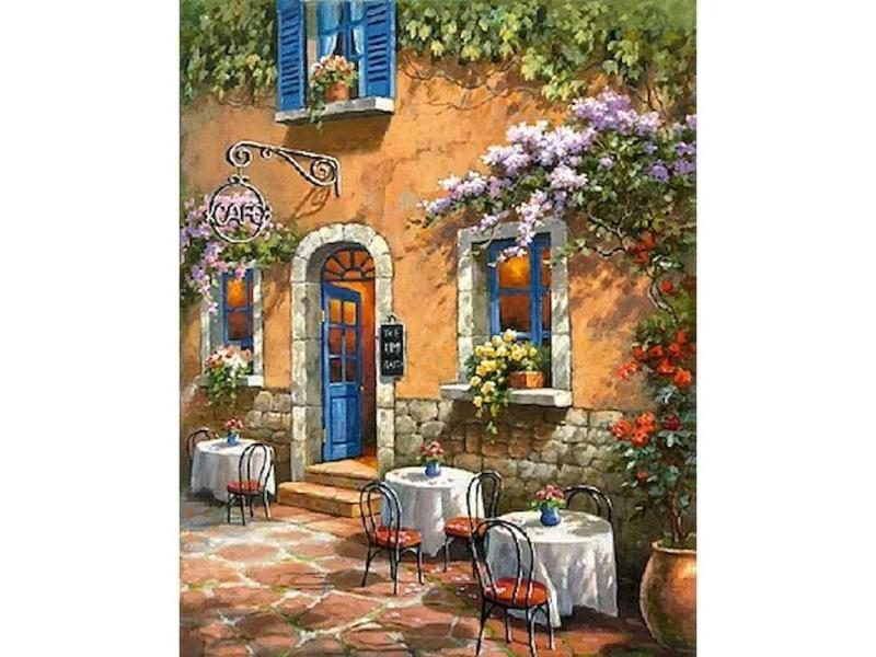 GATYZTORY Frame Oil Painting By Numbers Seascape DIY Canvas Painting Gift Carousel 1
