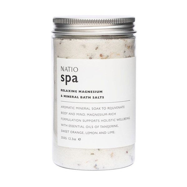 Natio Spa Relaxing Magnesium & Mineral Bath Salts 350g Carousel 1