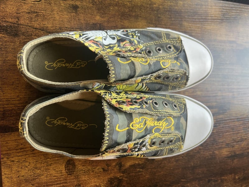 Ed Hardy Canvas Sneakers62949054842243113