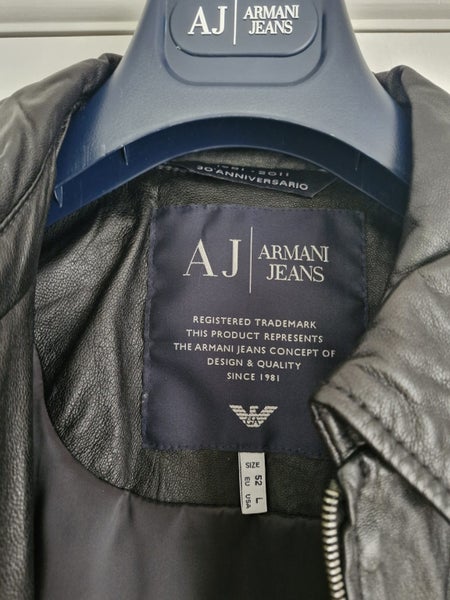 NEW Giorgio Armani Genuine Leather Jacket62949054854273114