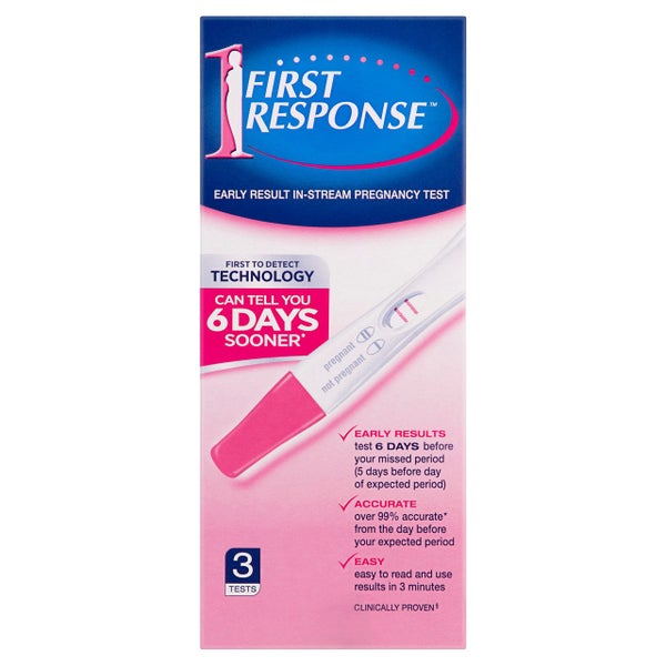 First Response Instream Pregnancy Test 3 Pack Carousel 2