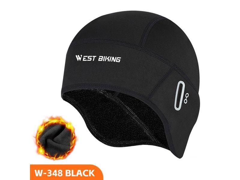 WEST BIKING Winter Thermal Cycling Cap Windproof Warm Sports Bike Hats Carousel 1