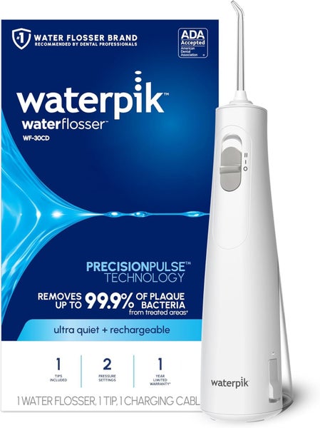 Waterpik Cordless 1100 Rechargeable Portable Water Flosser Carousel 1