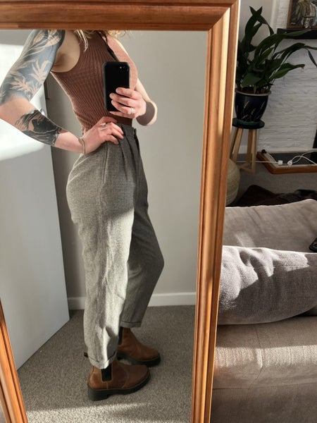 Wool high-waisted trousers62949055262083112
