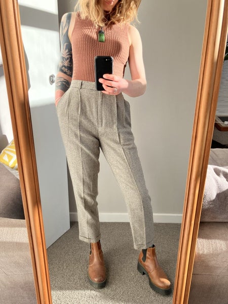 Wool high-waisted trousers62949055262083111