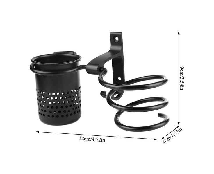 Hair Dryer Holder, Hair Dryer Organizer Wall Mount Hair Blow Dryer Hanging Ra Carousel 5