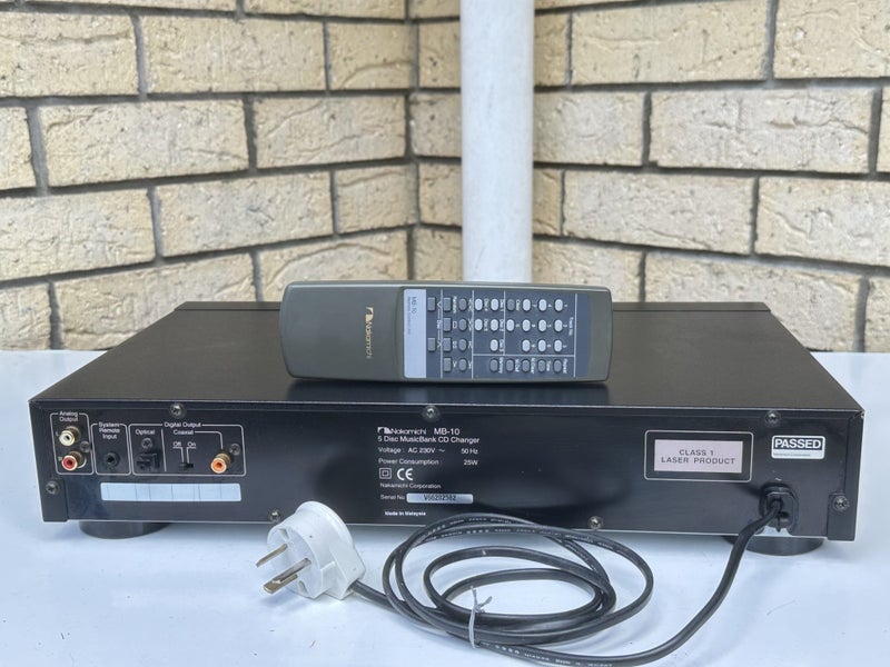 ** NAKAMICHI 5-DISC MUSIC BANK CD CHANGER MODEL MB-10 ** Carousel 2