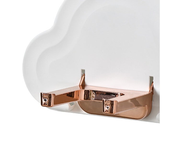 Hair Dryer Holder Wall Mounted Space Saving Plastic No Drilling Easy to Insta Carousel 2