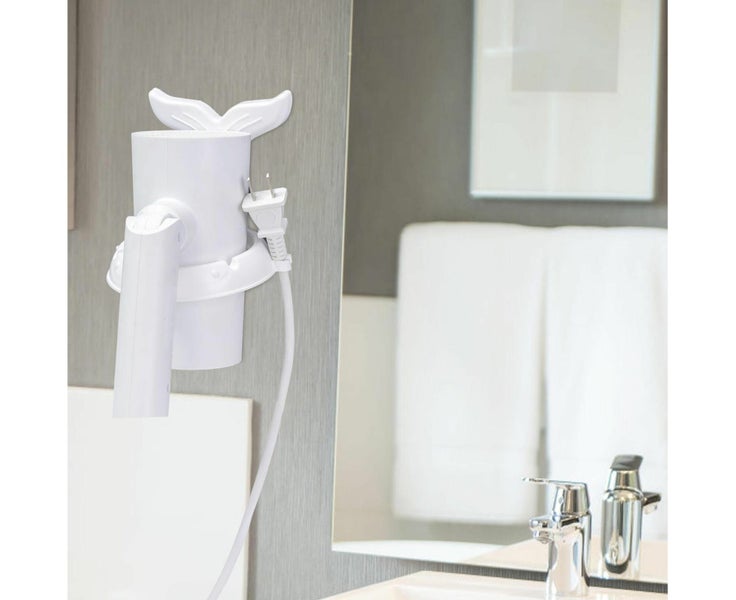 4PCS Hair Dryer Holder Hair Tools Rack Stand Organizer Self-Adhesive Wall Mou Carousel 8