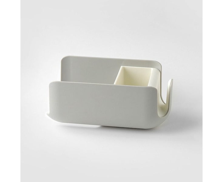 Wall Mounted Hair Dryer Holder Rack - Grey Carousel 1