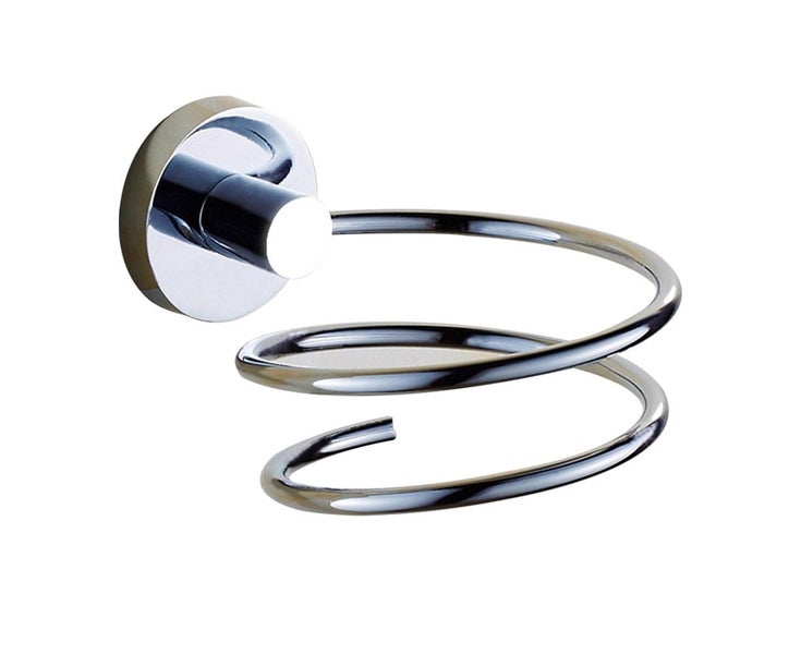 Hair Dryer Holder Hairdryer Rack Bathroom Spiral Practical Wall Mount Hang Sh Carousel 2