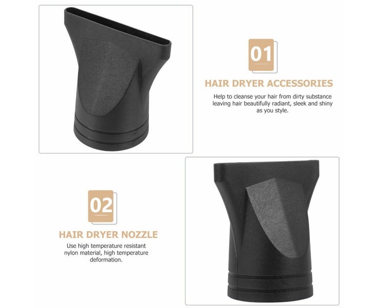 Universal Hair Dryer Nozzle Attachment Concentrator Diffuser Salon Tool Carousel 6