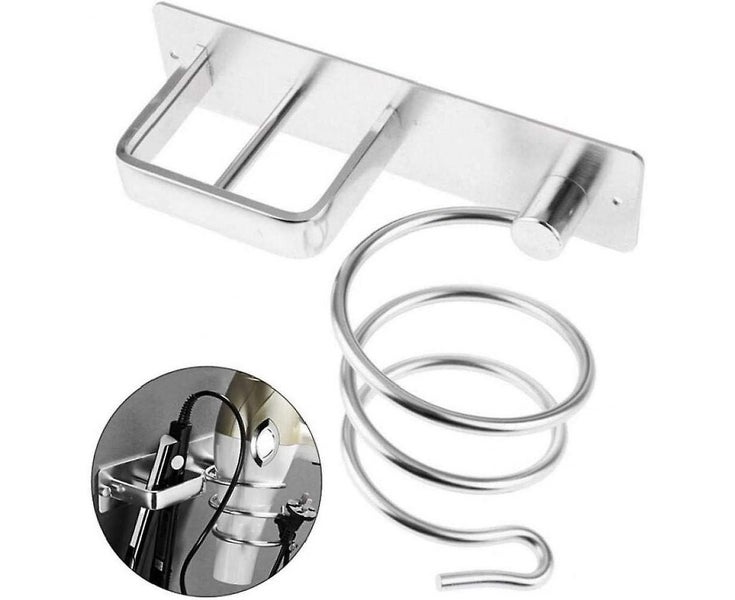Aluminum Wall Mounted Hair Dryer Rack Organizer Hair Dryer Straightener Holde Carousel 1