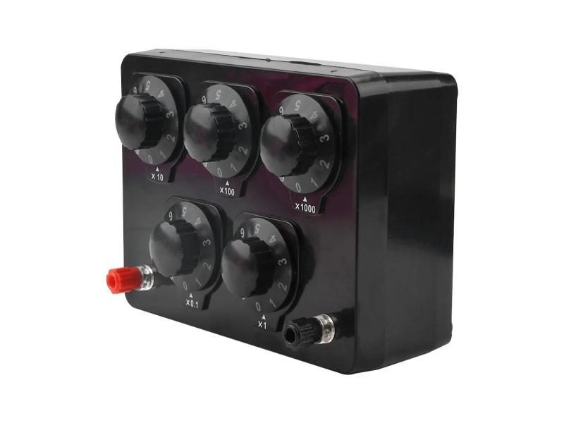 Resistance Box 0-9999.9 Ohm Adjustable Lab Resistor Substitution Box Precision Carousel 1