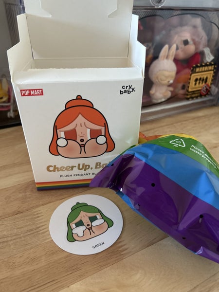 Popmart crybaby cheer up series plush pendant blind box Carousel 1