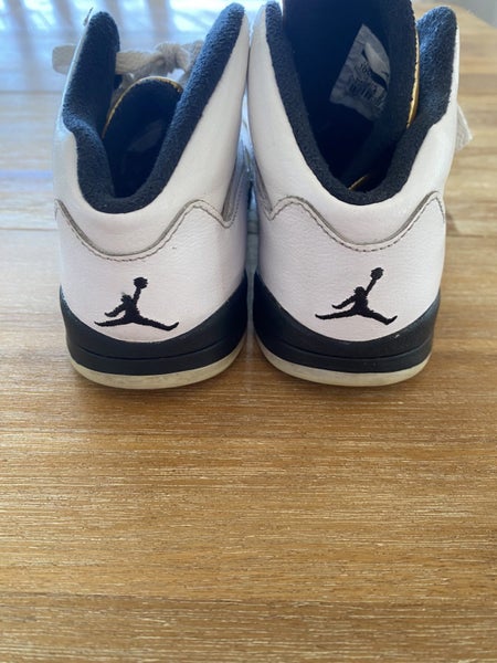 Air Jordan 5 Retro Olympic Gold White/Black GUC 10c62951905324674112