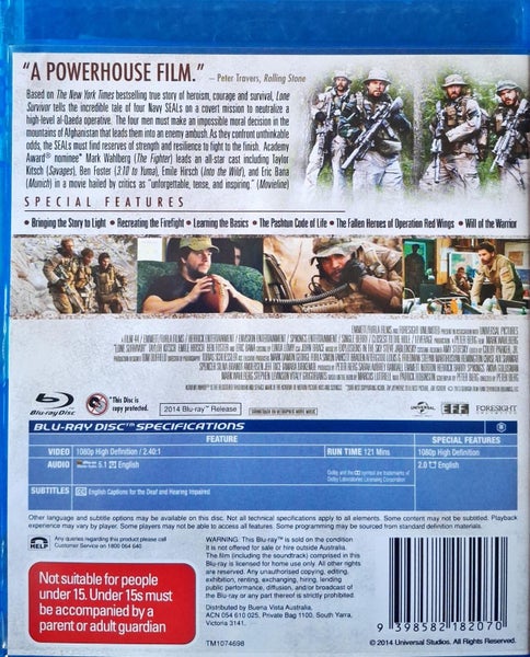 Lone Survivor (Blu Ray)63002971317123111