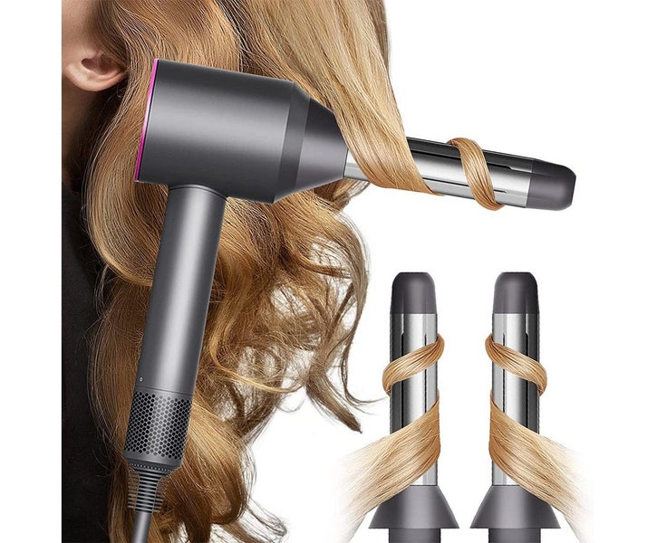 2Pcs Hair Dryer Attachments for Self-Curling Compatible with Dyson Hair Dryer Carousel 1