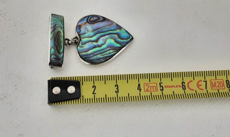 Vintage Sterling Silver and Paua Brooch Carousel 10