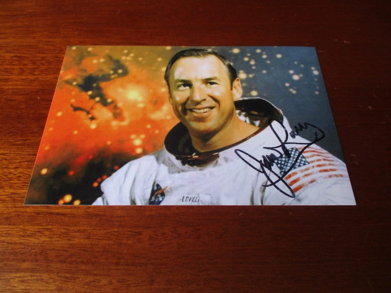 Jim Lovell "NASA Astronaut" signed Photograph Carousel 2