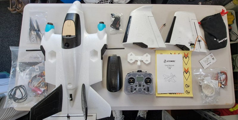 AtomRC Penguin FPV Radio Control Plane RTF with Radio too Carousel 1