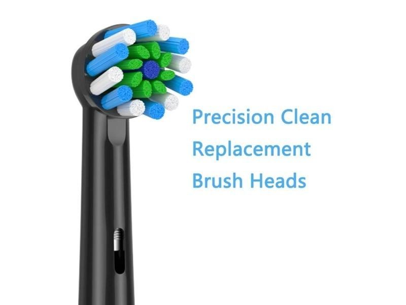 4PCS CrossAction Replacement Brush Heads For Oral B Trizone Triumph Vitality Carousel 1