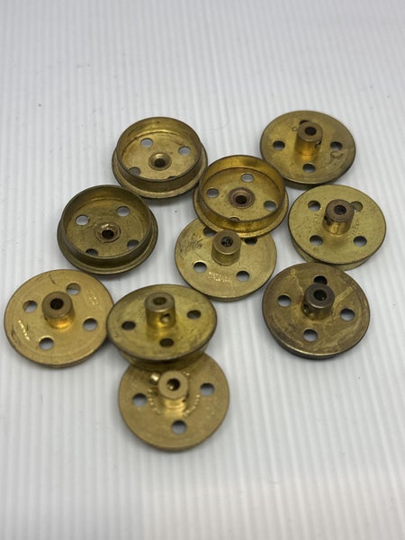 Meccano PN 20 1 1/8” Flanged Wheels x 10 Carousel 1