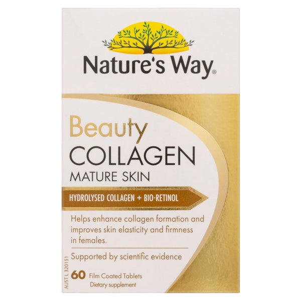 Nature's Way Beauty Collagen Mature Skin 60 Tablets Carousel 1