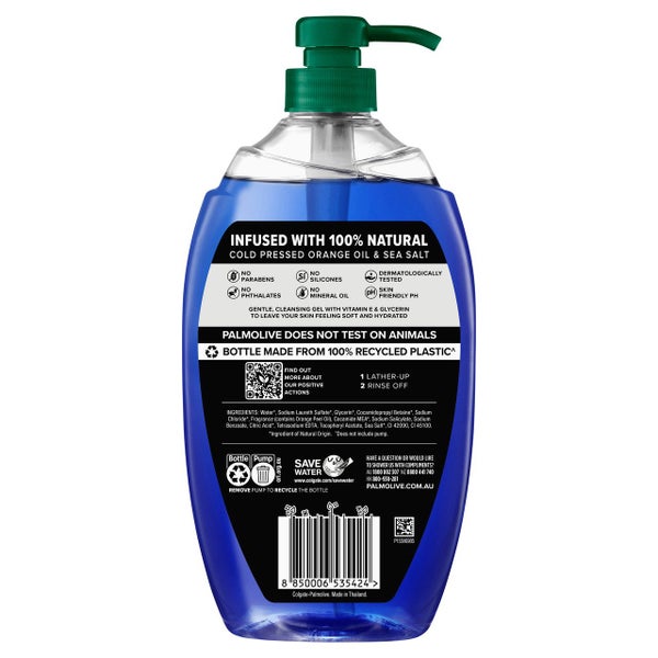 Palmolive Men Body Wash 1L, Active With Sea Minerals, No Parabens or Phthalates Carousel 2