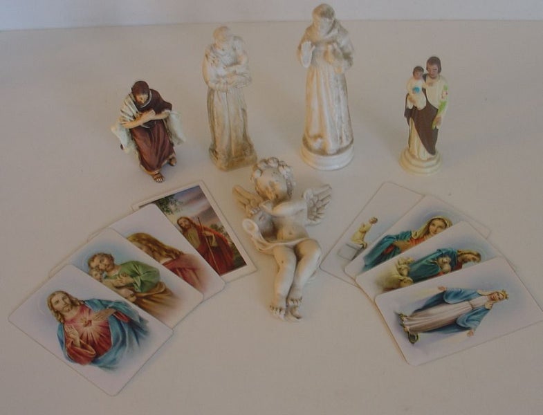 Collection of Religious Statues and Other Items Carousel 1